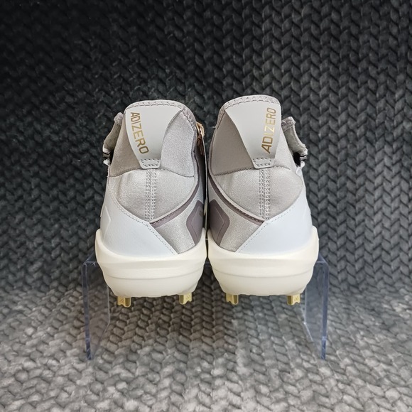 Adidas Adizero Impact+ BSB Men's Baseball Cleats White Gray Gold Size 7.5 - Picture 3 of 11